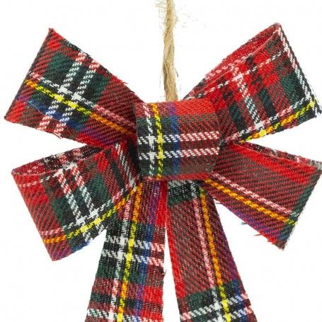 Fiocchi Natalizi da Appendere H.14 cm Confezione da 4 Pz