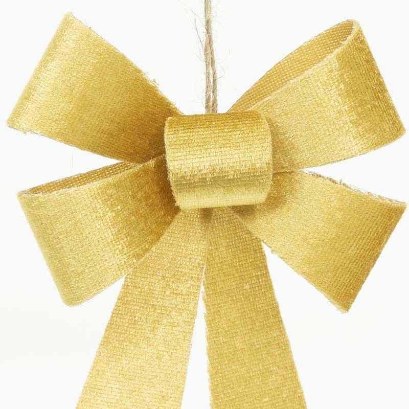 Fiocchi Natalizi da Appendere H.14 cm Confezione da 4 Pz