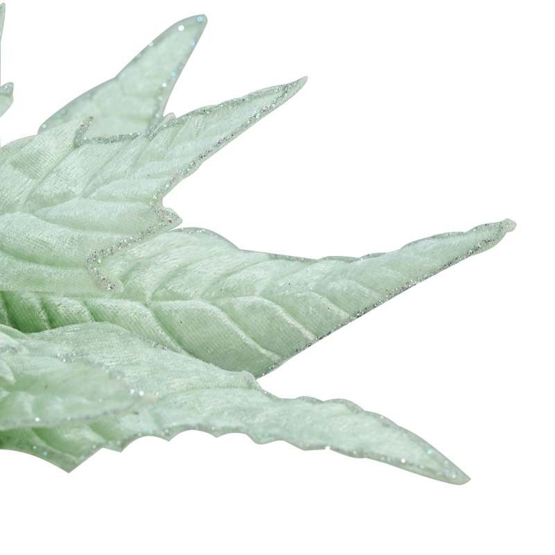 Fiore in Velluto con Decori D.20xL.38 cm