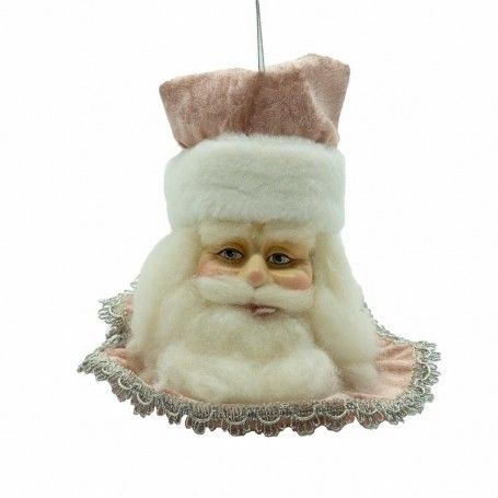 Testa di Babbo Natale da Appendere H.13 cm