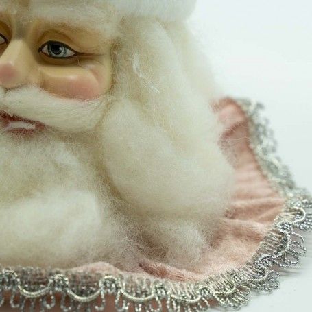 Testa di Babbo Natale da Appendere H.13 cm