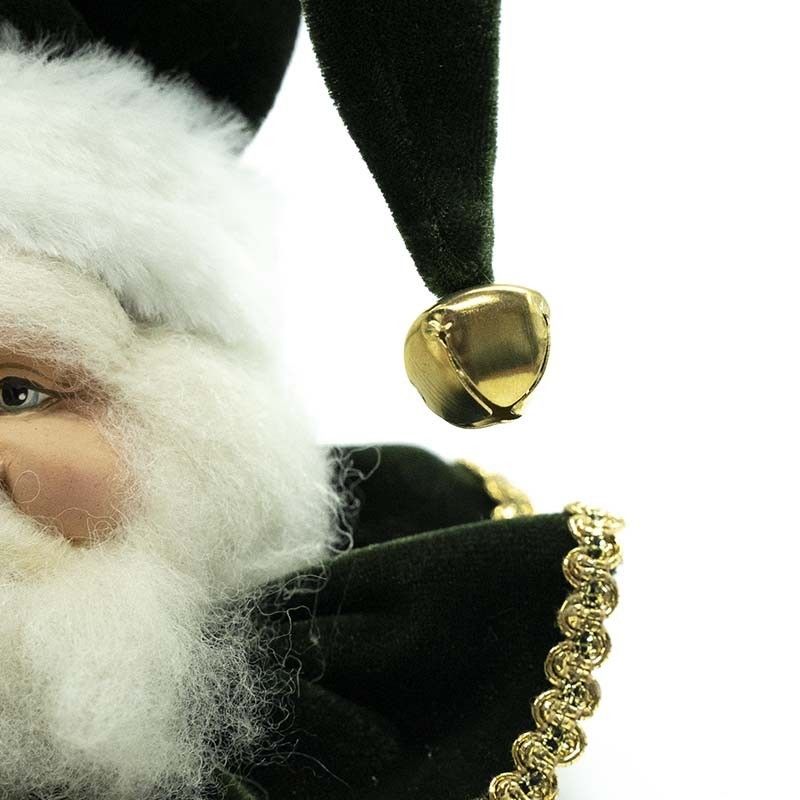 Testa di Babbo Natale da Appendere H.13 cm