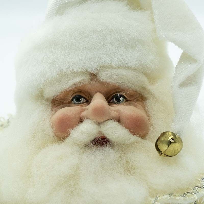 Testa di Babbo Natale da Appendere H.13 cm