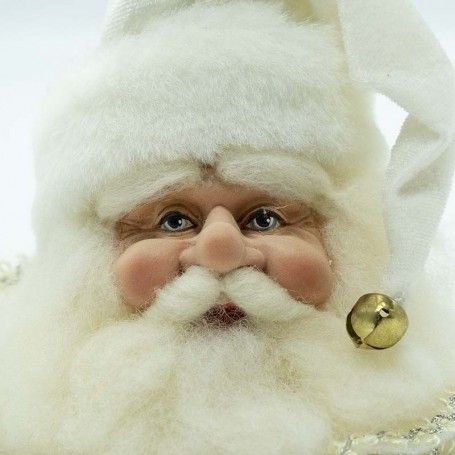 Testa di Babbo Natale da Appendere H.13 cm