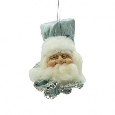 Testa di Babbo Natale da Appendere H.13 cm