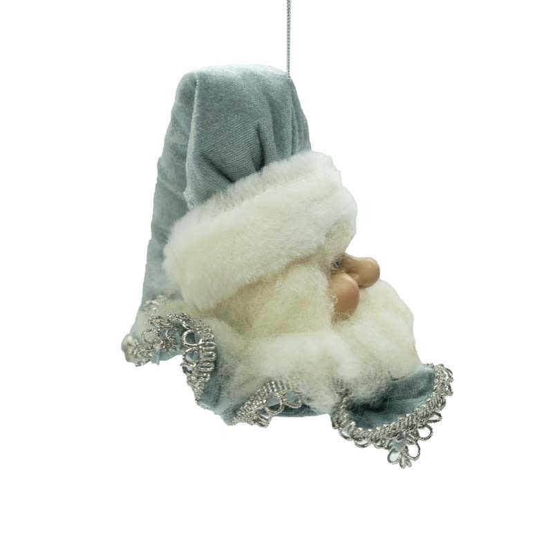 Testa di Babbo Natale da Appendere H.13 cm