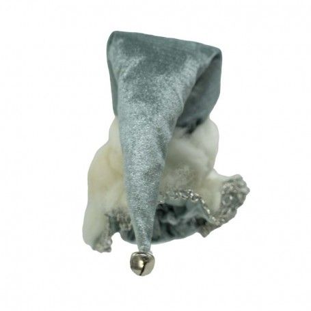 Testa di Babbo Natale da Appendere H.13 cm