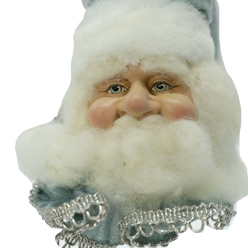 Testa di Babbo Natale da Appendere H.13 cm