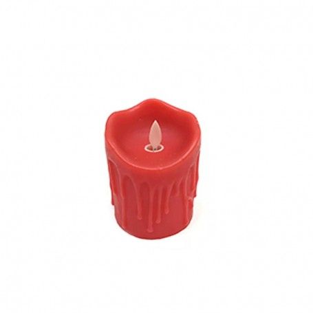 Candela con Led Rossa Candela con Led Rossa