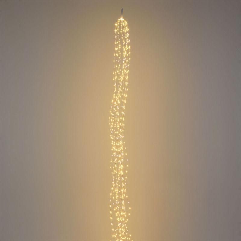 Ramo con 250 Luci Led Bianco Caldo con Trasformatore