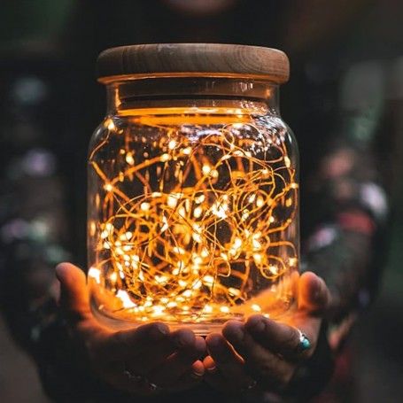 Stringa con 30 Micro Led a Batteria