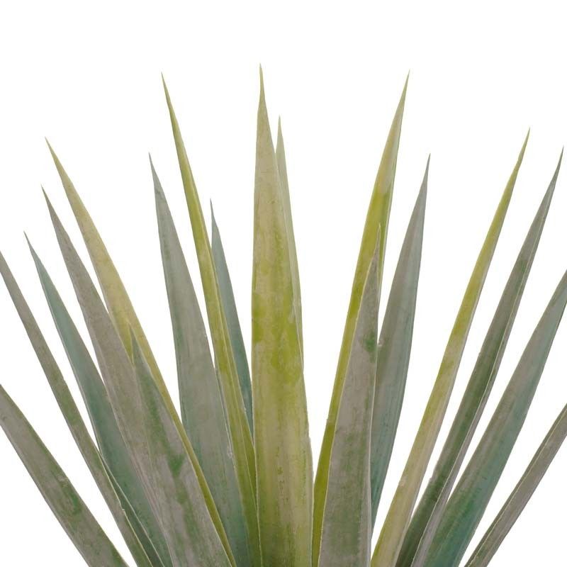 Pianta Agave Sisalana Artificiale con Vaso Nero H.76,5 cm