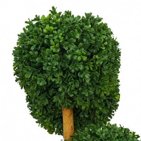 Pianta Bosso Artificiale con Tronchi in Legno