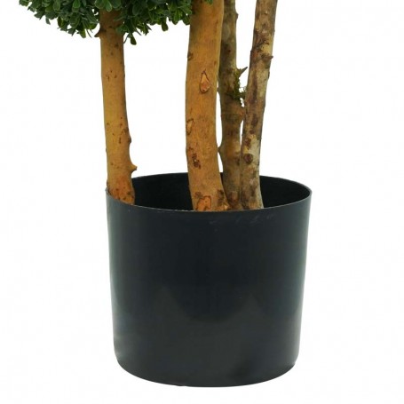 Pianta Bosso Artificiale con Tronchi in Legno