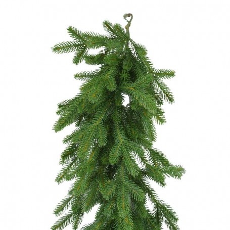 Tralcio Natalizio Verde in PE L.270 cm