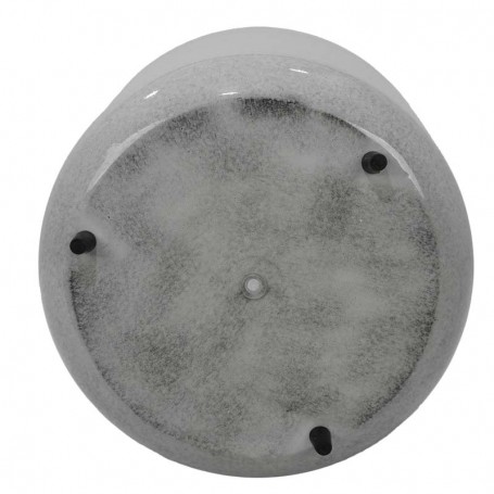 Vasi in Metallo Bianco Effetto Pietra Lucidi Vasi in Metallo Bianco Effetto Pietra Lucidi