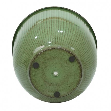 Vasi in Metallo Verde Effetto Pietra Vasi in Metallo Verde Effetto Pietra