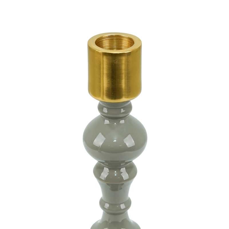 Candelabro in Alluminio Smaltato H.27,5 cm