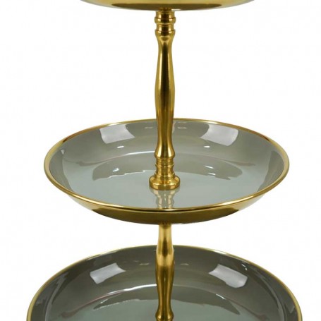 Alzatina in Alluminio con 3 Ripiani H.50 cm