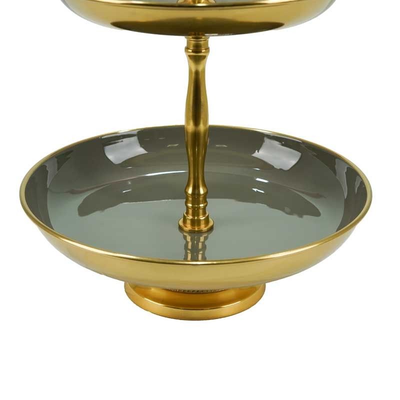 Alzatina in Alluminio con 3 Ripiani H.50 cm