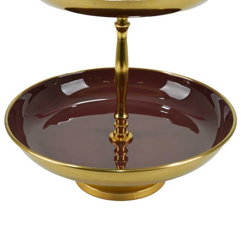 Alzatina in Alluminio con 3 Ripiani H.50 cm