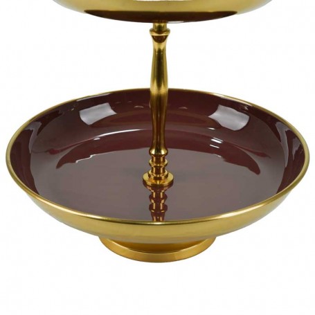 Alzatina in Alluminio con 3 Ripiani H.50 cm