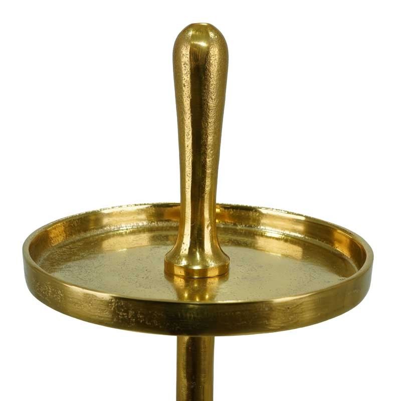 Alzatina in Alluminio Dorata