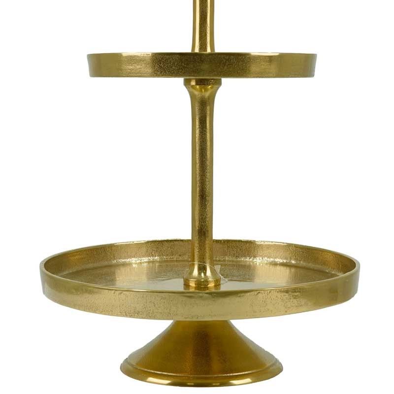 Alzatina in Alluminio Dorata