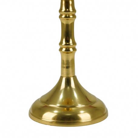 Candelabro in Alluminio Oro Candelabro in Alluminio Oro