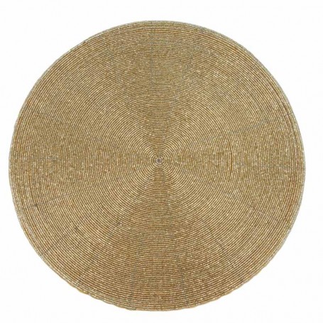 Sottopiatto Natalizio con Perline D.35 cm