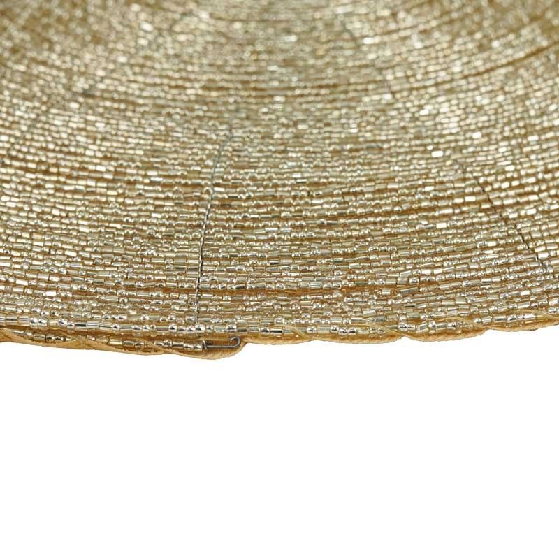 Sottopiatto Natalizio con Perline D.35 cm