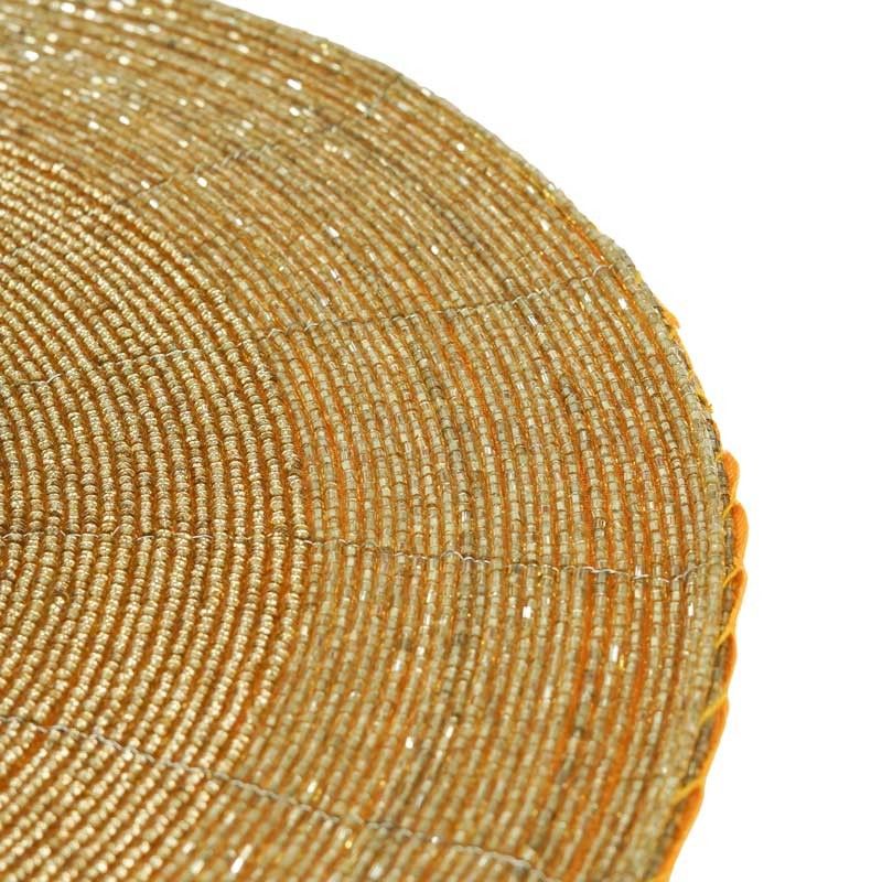 Sottopiatto Natalizio con Perline D.35 cm