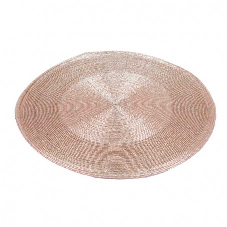 Sottopiatto Natalizio con Perline D.35 cm