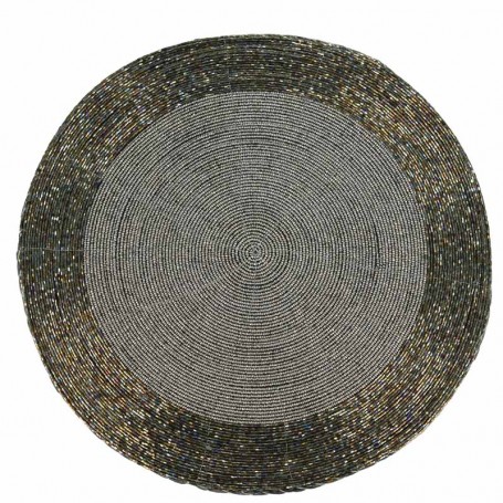 Sottopiatto Natalizio con Perline D.35 cm