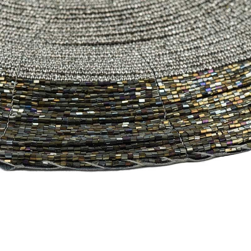 Sottopiatto Natalizio con Perline D.35 cm