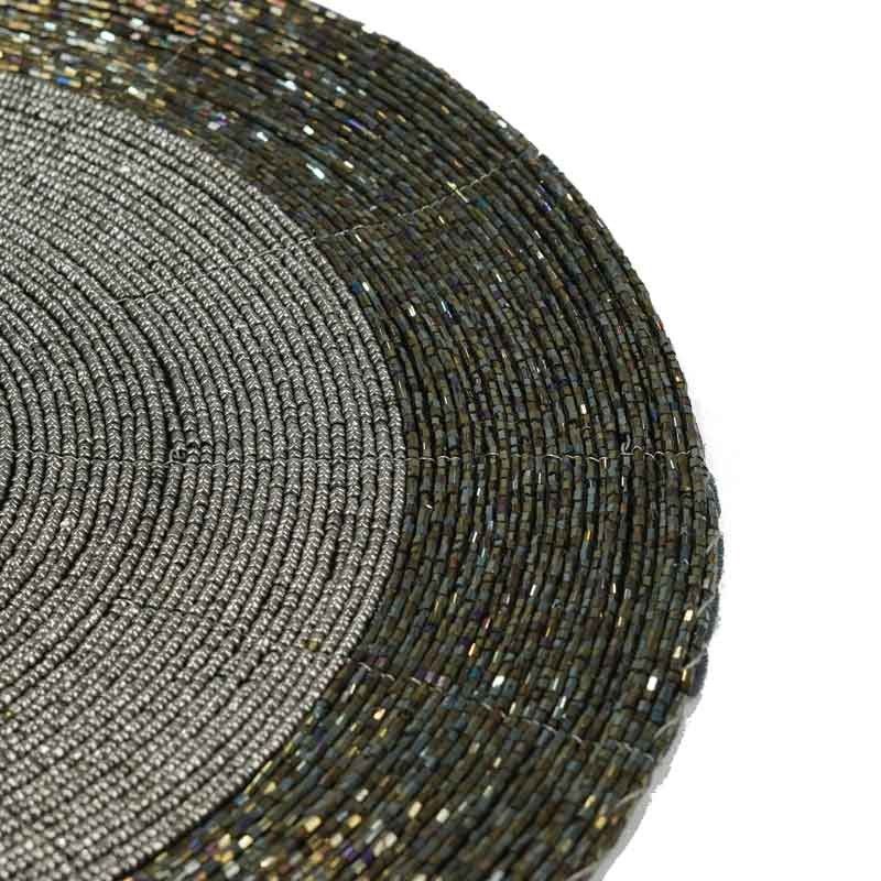 Sottopiatto Natalizio con Perline D.35 cm