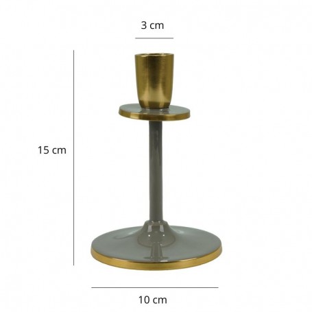 Candelabro Slim in Alluminio Smaltato H.15 cm Candelabro Slim in Alluminio Smaltato H.15 cm