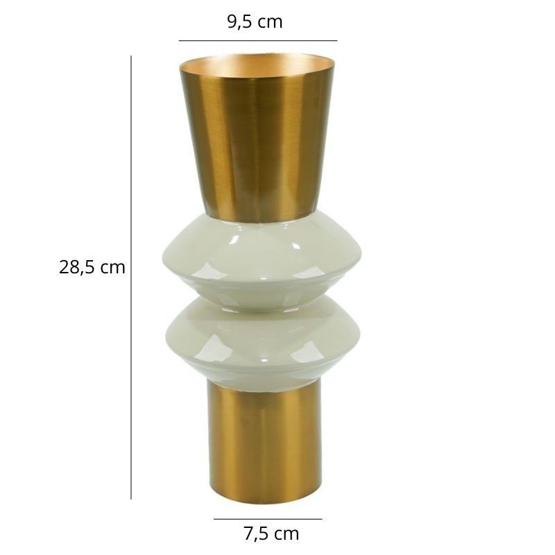 Vaso in Alluminio H.28,5 cm