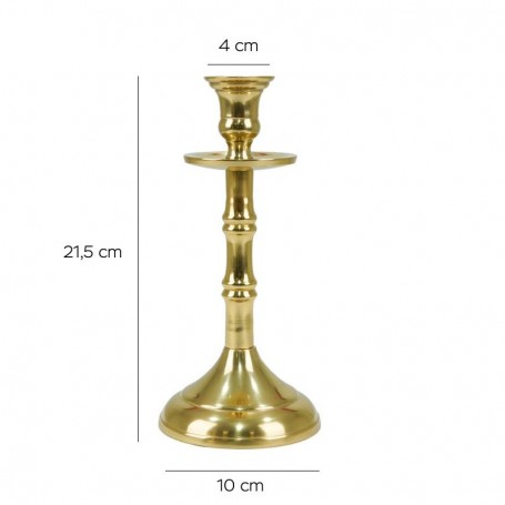 Candelabro in Alluminio Oro Candelabro in Alluminio Oro
