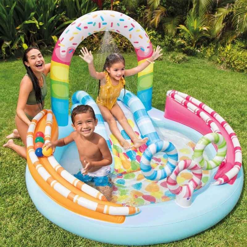 Play Center Caramella 170x168x122 cm - Intex 57144