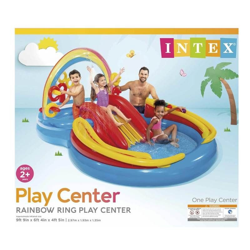 Play Center Arcobaleno 193x135x297 cm - Intex 57453