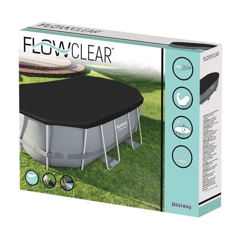 Telo di Copertura per Piscine Ovali 427x250 cm - Bestway 58425