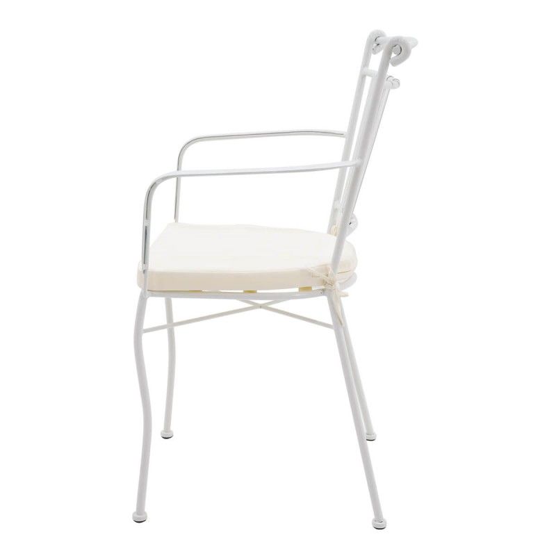 Set Tavolo e Sedie da Giardino Bianco, 6 persone - Amalfi