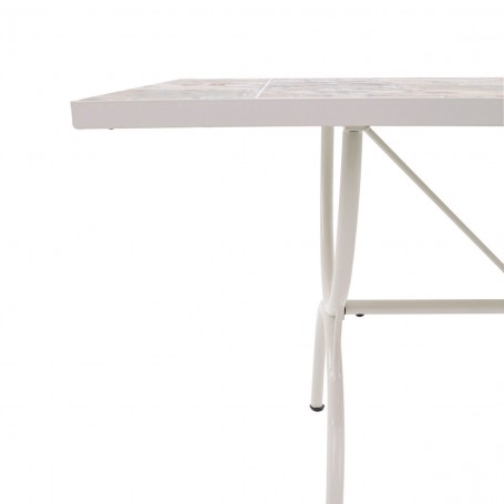 Set Tavolo e Sedie da Giardino Bianco, 6 persone - Amalfi