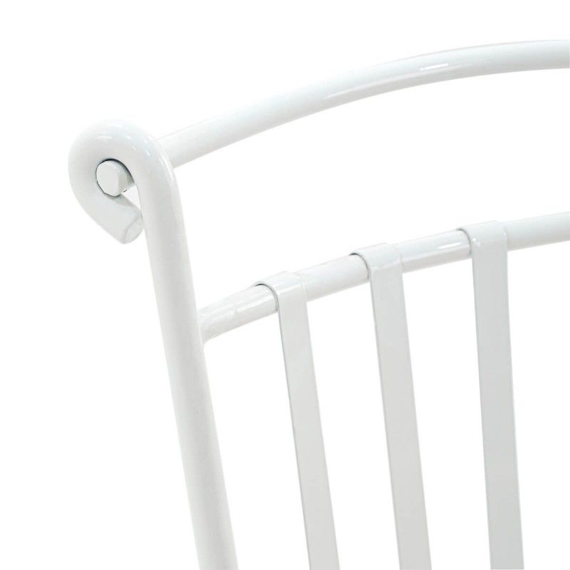 Set Tavolo e Sedie da Giardino Bianco, 6 persone - Amalfi