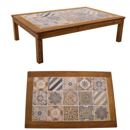 Set Divano da Giardino in Legno di Acacia, 5/6 Persone - Vietri Set Divano da Giardino in Legno di Acacia, 5/6 Persone - Vietri