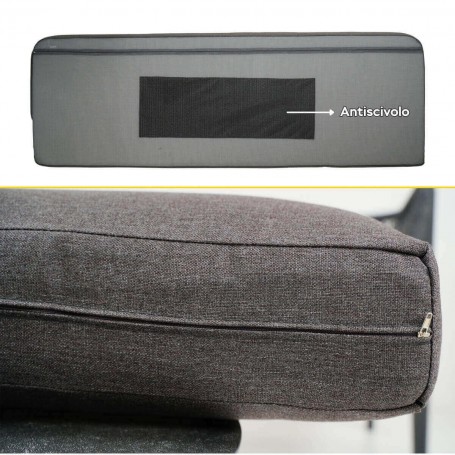 Set Divano Angolare da Giardino in Alluminio e Corda, 5/6 Persone - Bristol Set Divano Angolare da Giardino in Alluminio e Corda, 5/6 Persone - Bristol