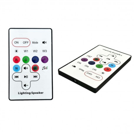 Luce Led Multicolor con Cassa Bluetooth per Ombrellone Alba