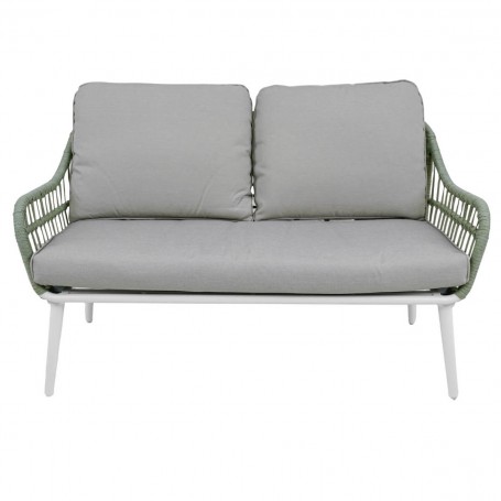 Set Divano da Giardino in Alluminio e Corda, 4/5 Persone - Norwich Set Divano da Giardino in Alluminio e Corda, 4/5 Persone - Norwich