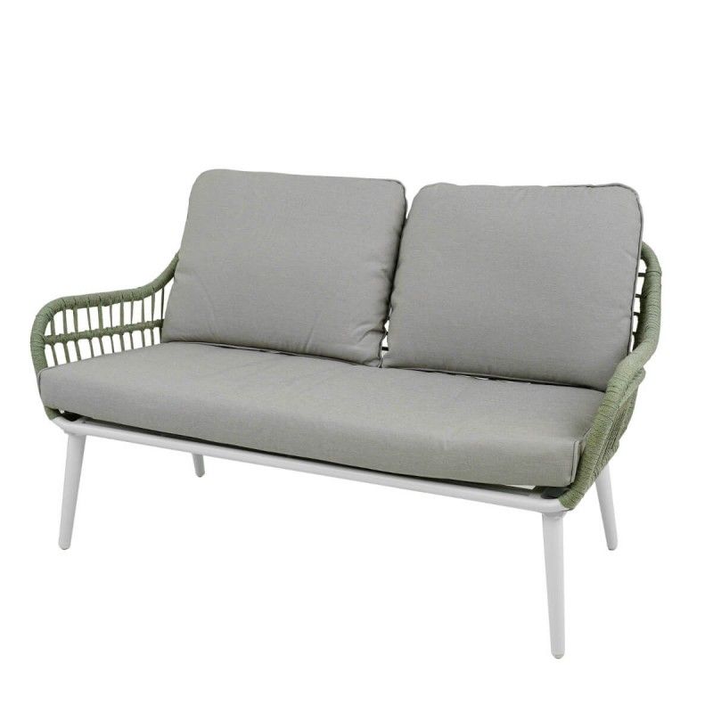 Set Divano da Giardino in Alluminio e Corda, 4/5 Persone - Norwich